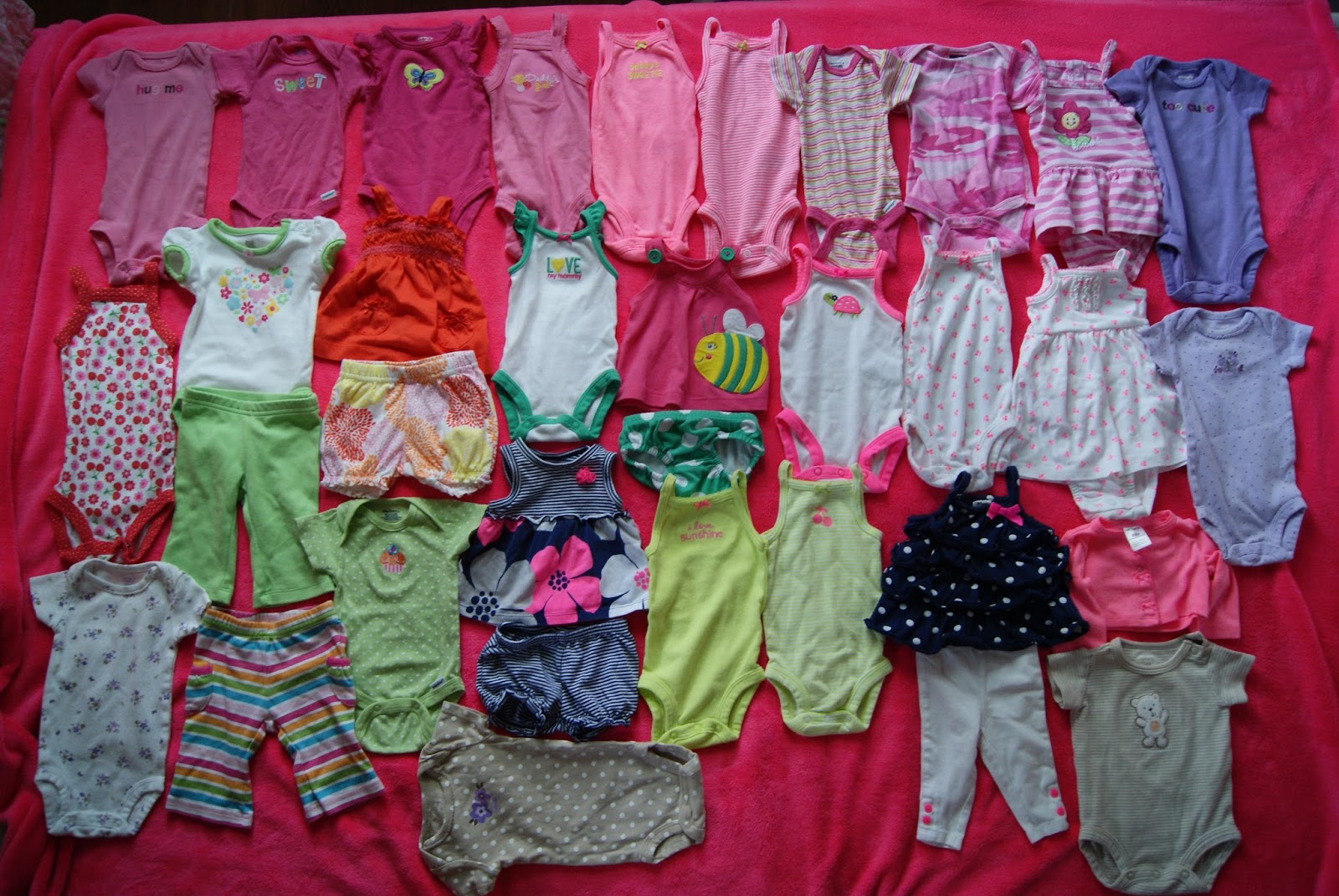 Newborn clothes, 34 items for $47