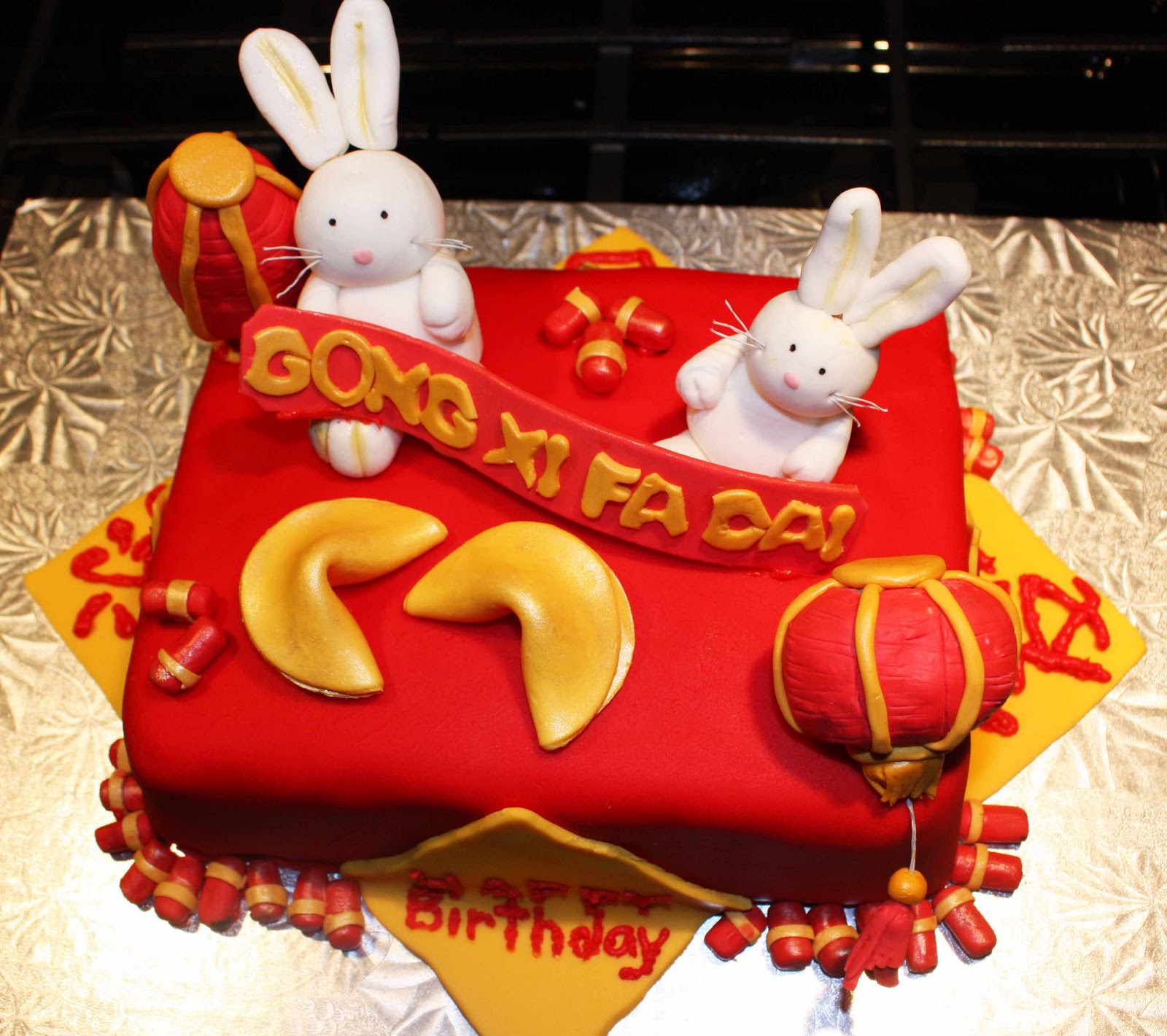 Cup O Cake: Gong Xi Fa Cai - Happy Chinese New Year Cake