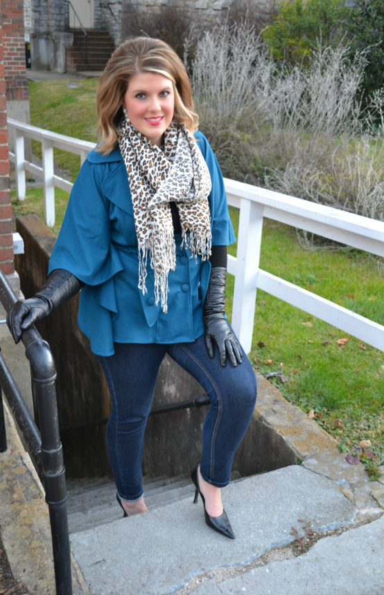 My Style: Turquoise Cape | Julie Leah | A Southern Life & Style Blog
