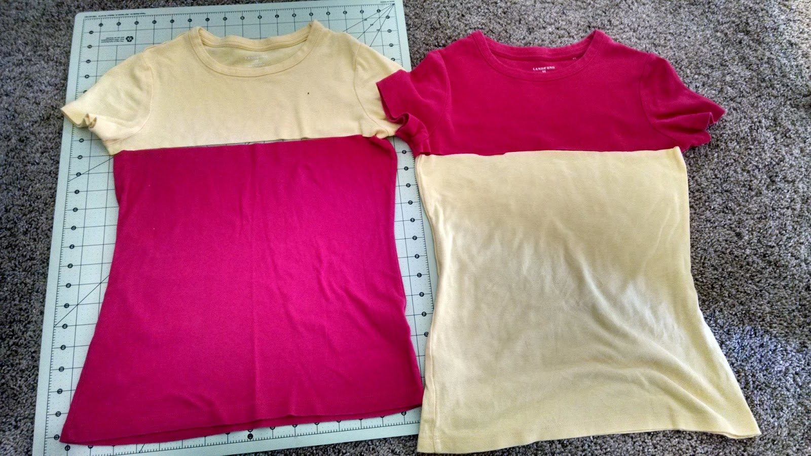 Through My Front Window: Two New Shirts - Color Blocking!