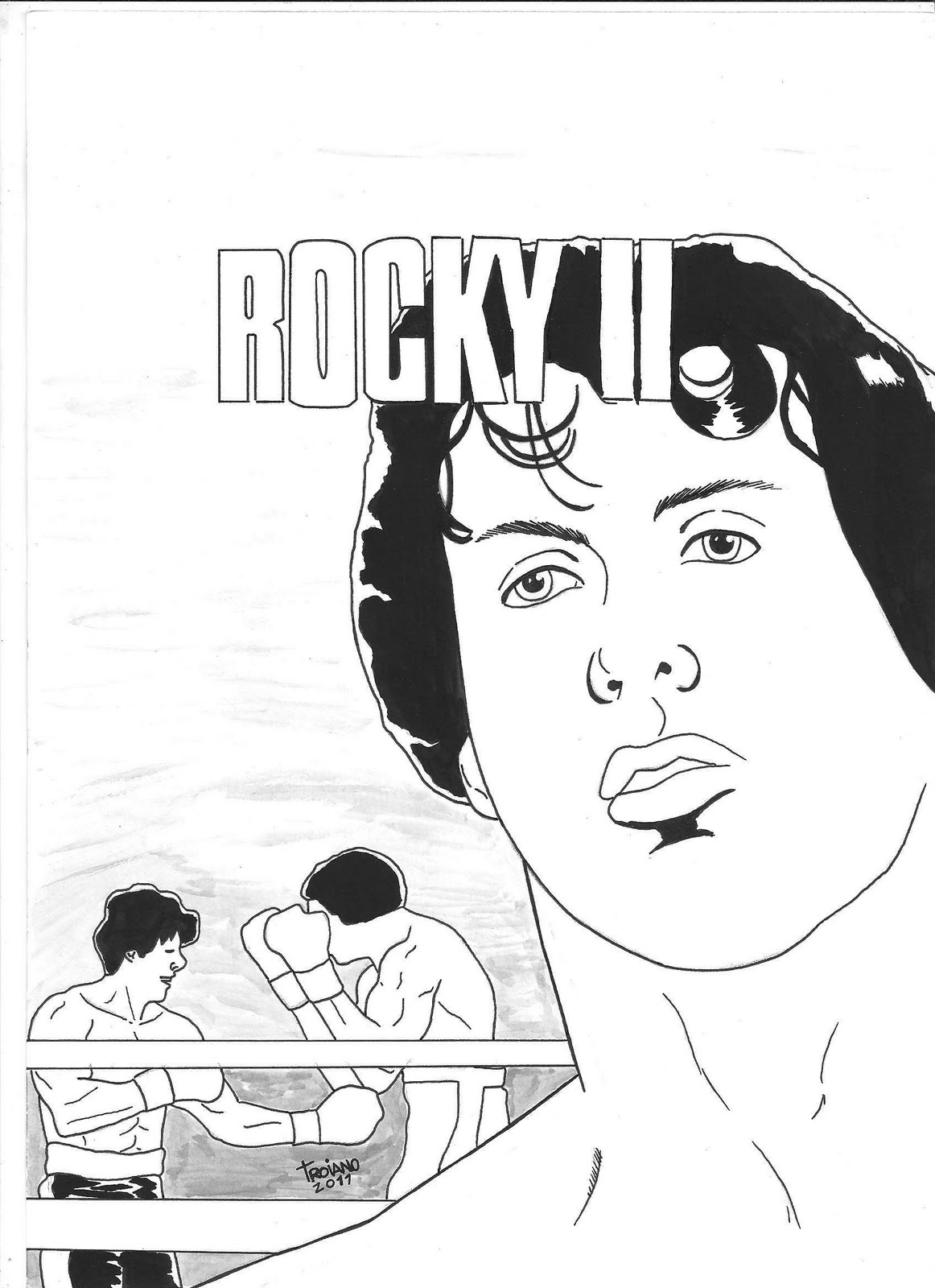 Rocky Balboa Coloring Pages