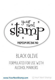 Premium Dye Ink Pad Black Olive