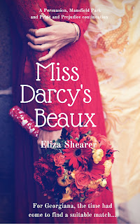 Book cover: Miss Darcy's Beaux by Eliza Shearer Book cover: Miss Darcy's Beaux by Eliza Shearer