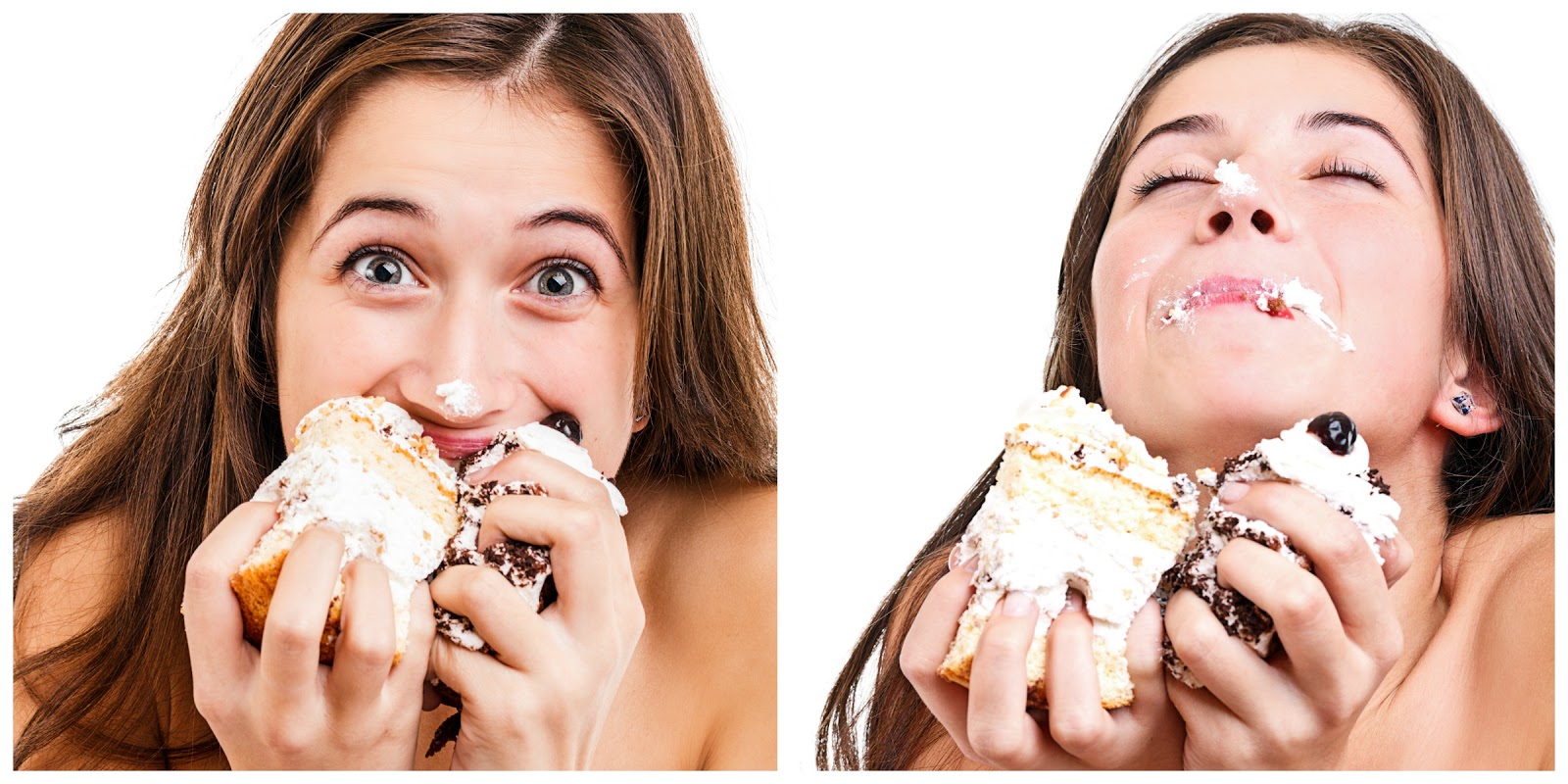 Сладости боли. Девушка с сэндвичем. Кушает втихаря. Girl eating Cake.
