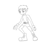 #5 Beast Boy Coloring Page