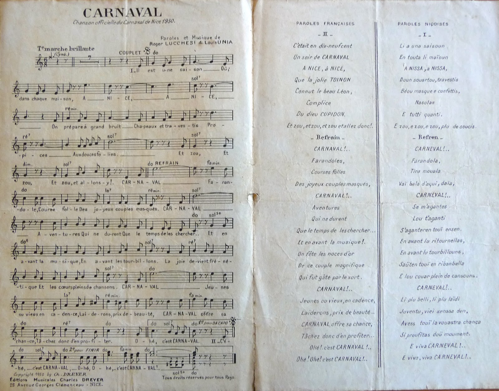 Qu’Est-Ce Que L’Hymne Niçois | Niçois – GCDJ