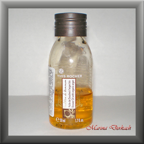 Маринкина косметичка Yves Rocher Shower oil with organic argan