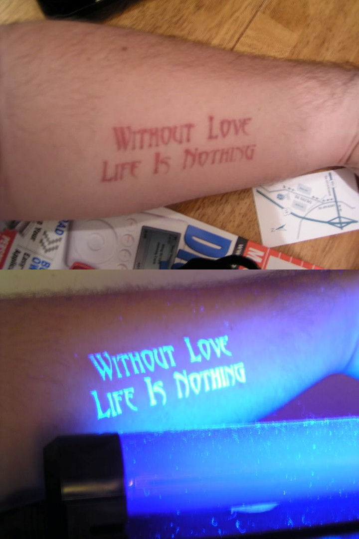 Светящиеся татуировки