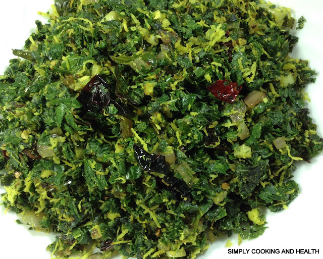 Simply Cooking and Health: August tree leaves stir fry with grated ...