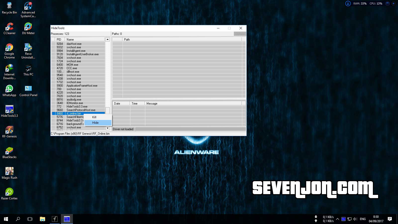 Dual Login RF Online Step 6