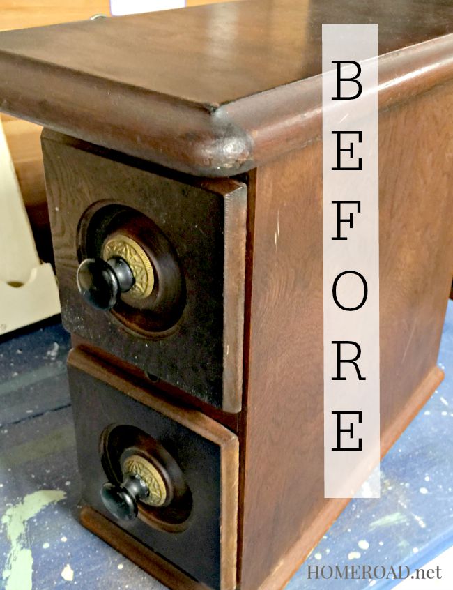 How to Upcycle Old Sewing Machine Drawers