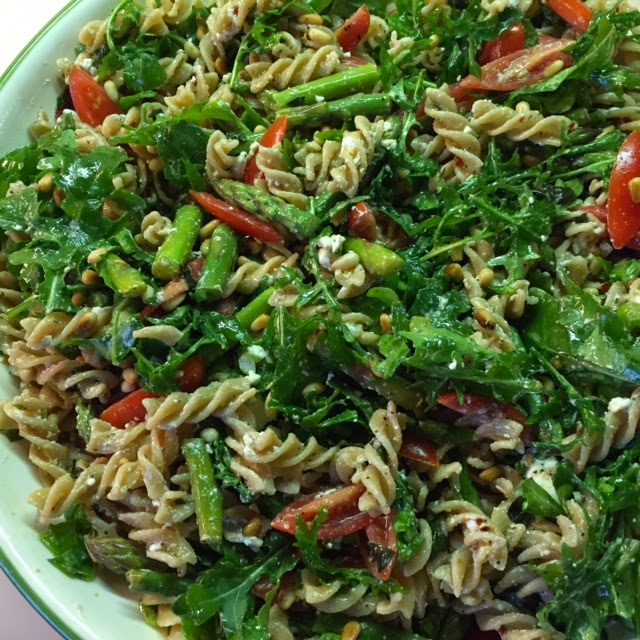 Rhonda's Creative Life Healthy Eating/Asparagus and Arugula Pasta Salad