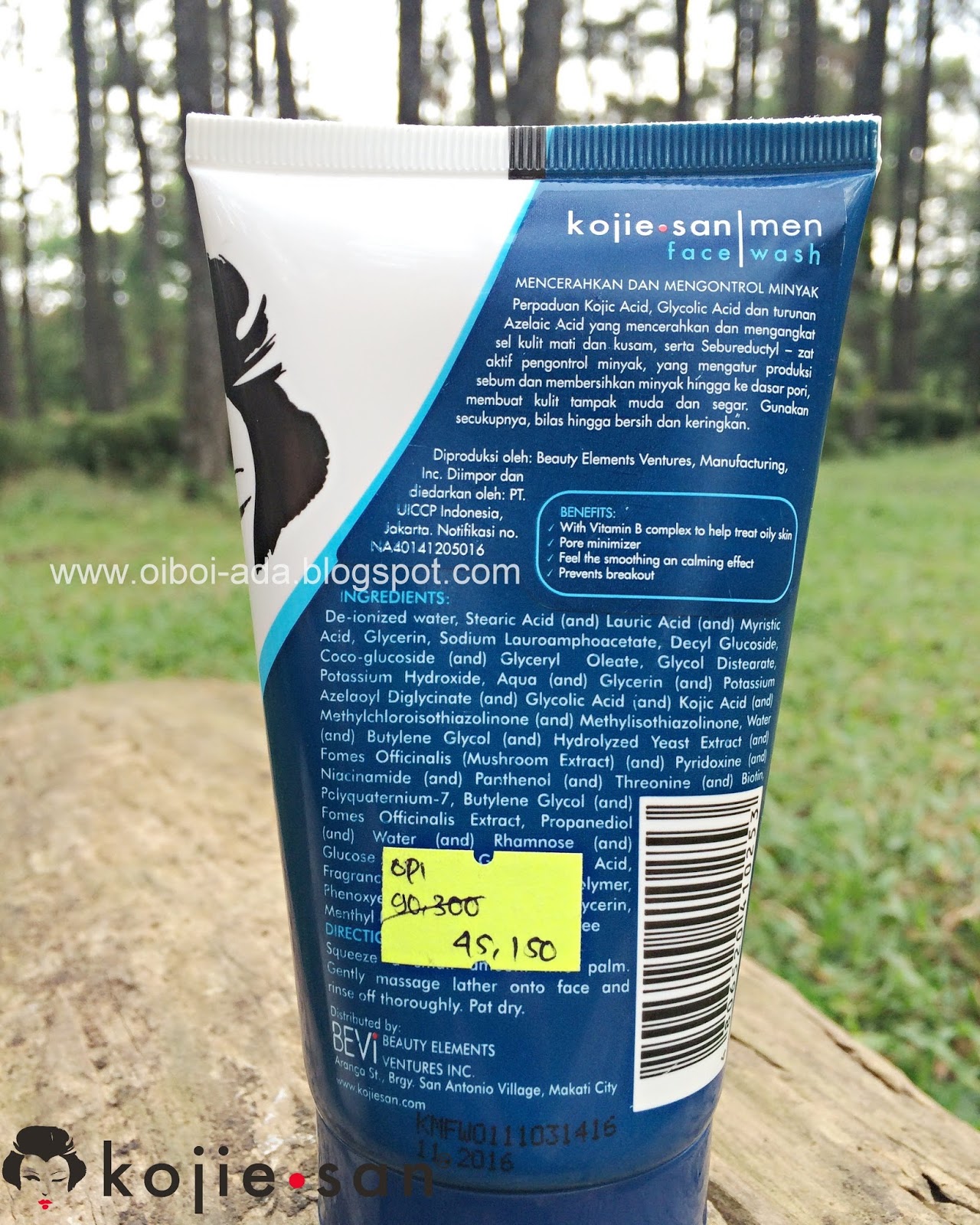 Kojie San Men Facial Wash review