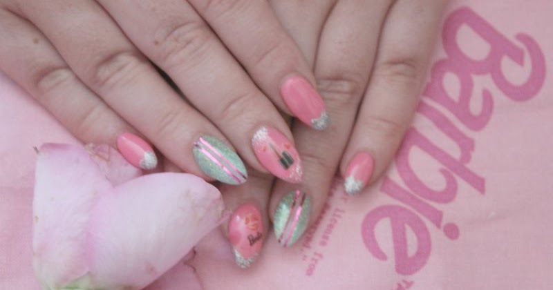 Rainsin French White Edge 3D Floral Rhinestone Press on Nails,Gentle Pink False Nails with Design