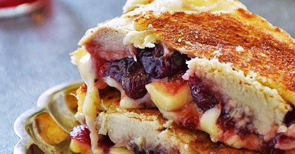 Turkey Grilled Cheese with Cranberry and Brie