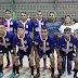 Secretária de Esportes Verônica da cidade de Duas Estradas prestigia o jogo do São Paulo na Copa Brejo de Futsal em Cuitegi.