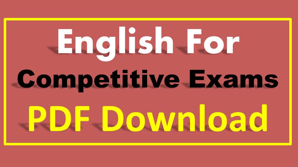 English Grammar books Pdf Download Basic and Competitive