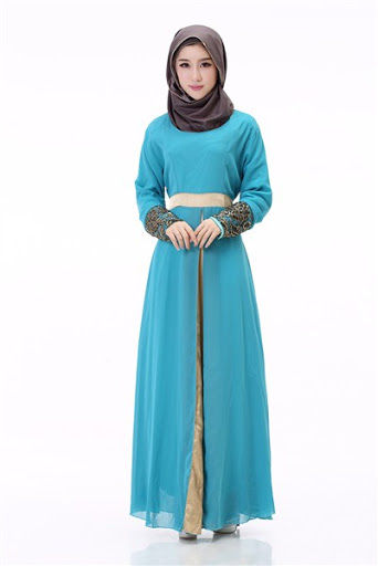 model baju gamis sifon terbaru model baju gamis sifon terbaru