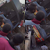 Photos: Young Shall Grow bus rams into fuel tanker on Enugu-Onitsha expressway