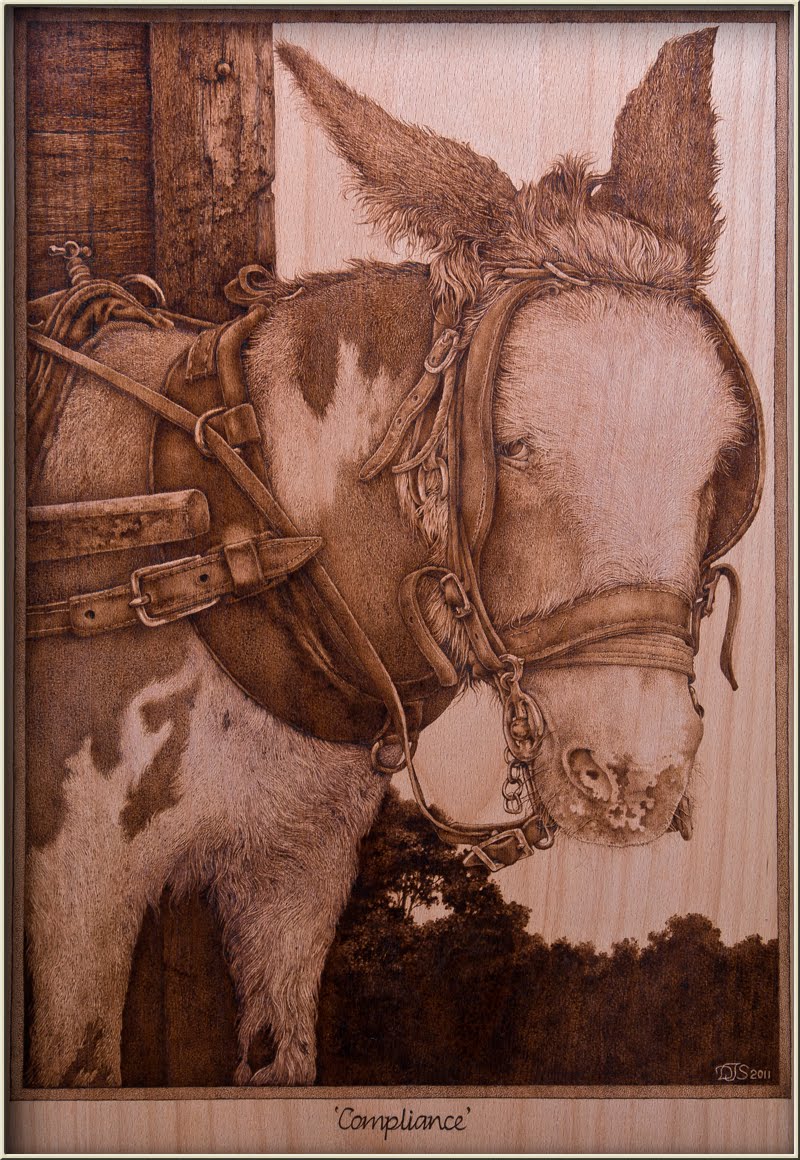 Whimsical Wood Pyrography on European Beech Ply