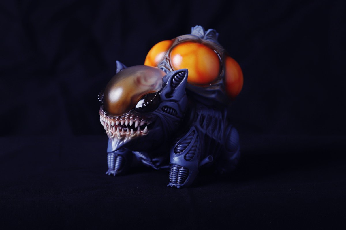 Xenomorph x Pokémon "BULBASAUR" from Gabencui (Tooth Fairy Studio)