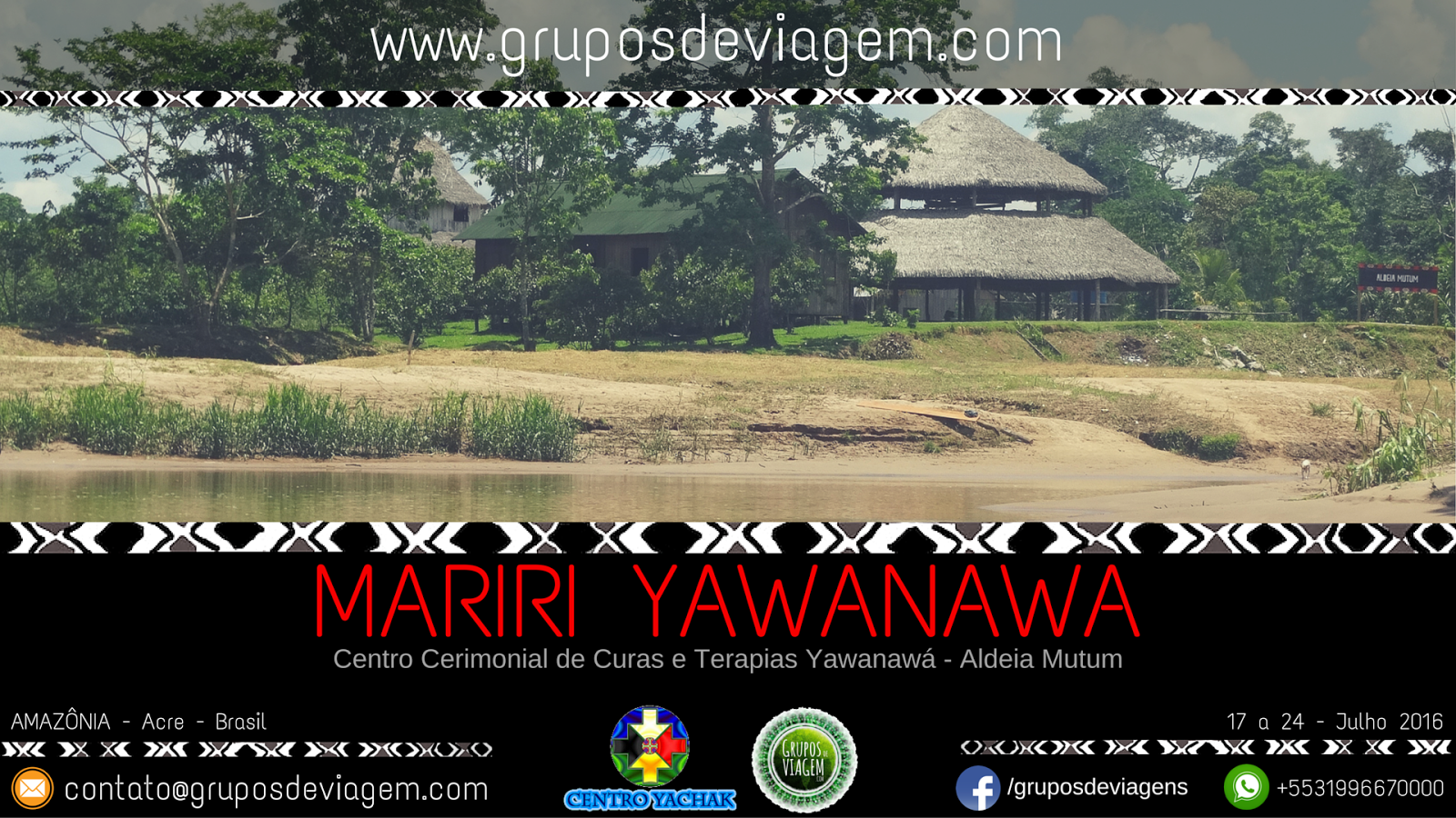 MARIRI YAWANAWÁ Adesivo Mesa De Boteco ~ MARIRI YAWANAWÁ