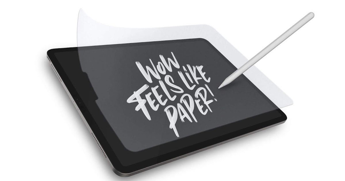 Paperlike Screen protector for the iPad