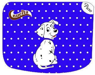 101 Dálmatas: Etiquetas para Candy Bar, para Imprimir Gratis. Etiqueta para Nucita.