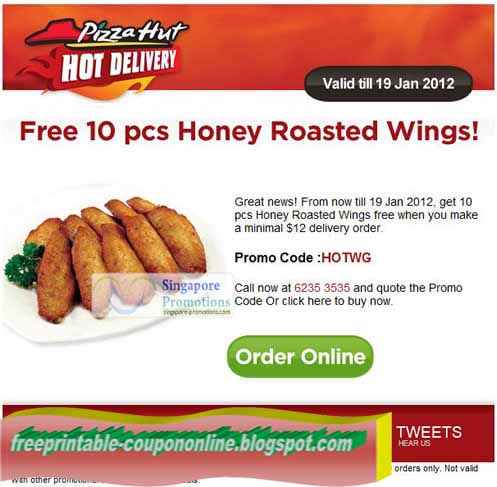 Pizza hut wings coupon codes 2018