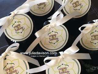 Stampin' Up! Sneak Peek: Eastern Palace Suite - Eastern Beauty gift tags with new In Colors ~ www.juliedavison.com