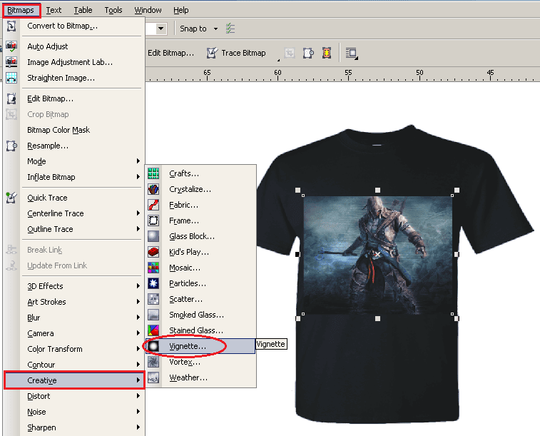 Membuat Objek Transparan Pada Coreldraw | membuat efek blur atau transparan pada tepi objek bitmap Membuat Objek Transparan Pada Coreldraw | membuat efek blur atau transparan pada tepi objek bitmap