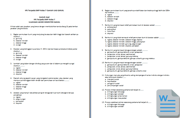 Contoh soal usbn ips smp 2018 essay 03 picture