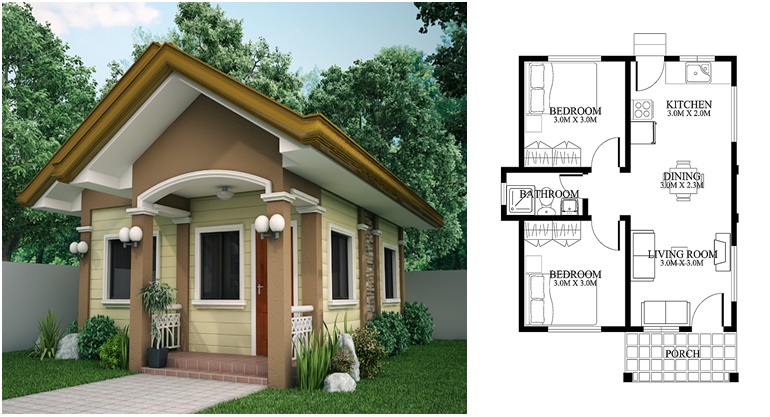  HOUSE  PLAN  OF SMALL HOUSE  DESIGN  120  SQ  M Decor Units