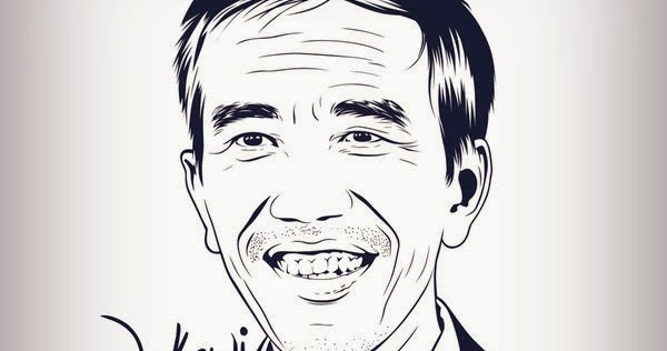88 Gambar Hitam Putih Jokowi HD Terbaik