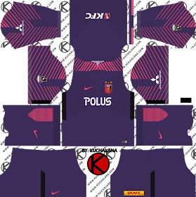 Urawa Red Diamonds 浦和レッドダイヤモンズ kits 2018 - Dream League Soccer