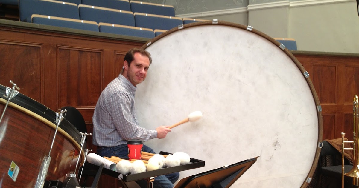 Percusize Me! A king size bass drum.