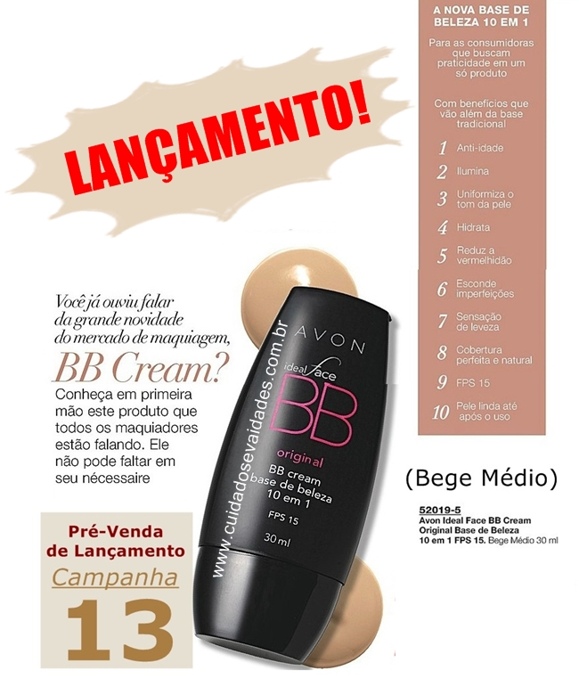 Avon Ideal Face BB Cream 10 em 1