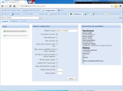 Coder36: TVHeadend on the Raspberry PI