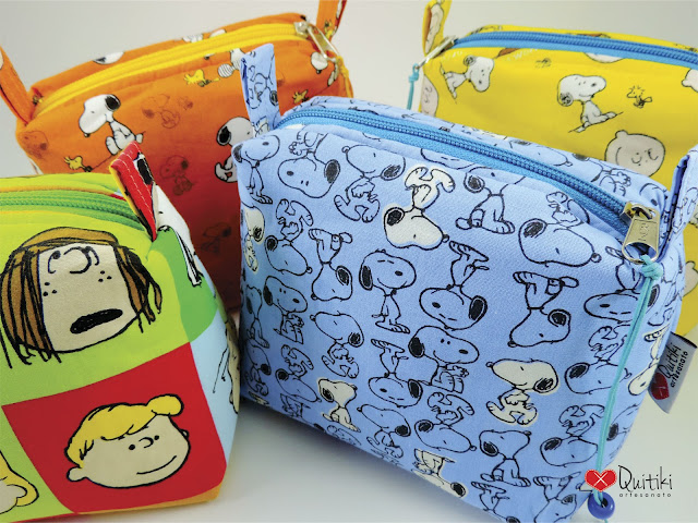 Necessaires Triangulares do Snoopy