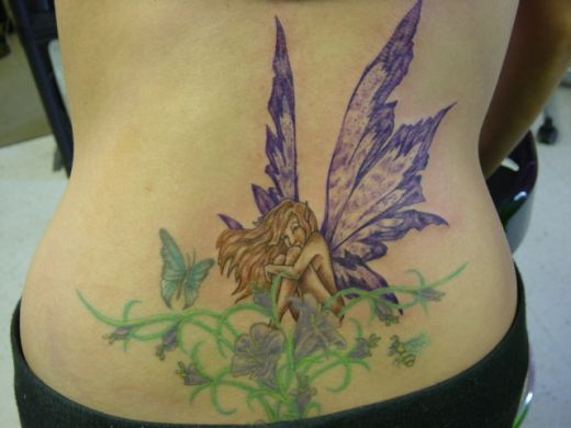 fairy tattoo design idea. Fairy Tattoo Designs For Girls