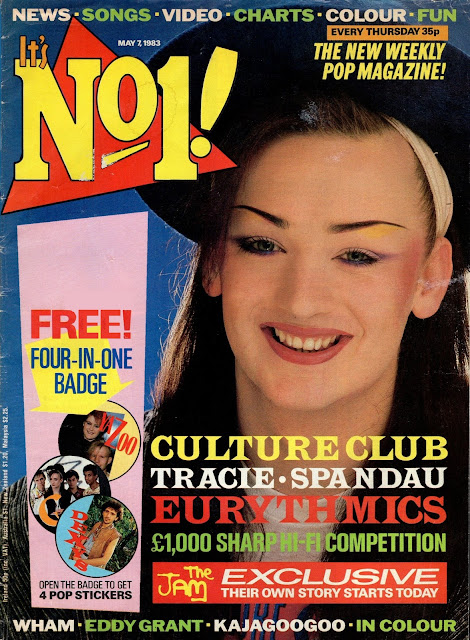 Top Of The Pop Culture 80s: Culture Club Number 1 Magazine 1983