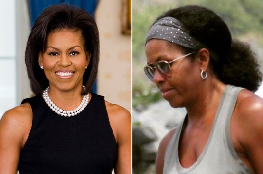 Michelle Obama Hailed For Steping Out In Her Natural Hair