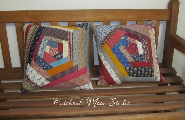 Patchouli Moon Studio~ Civil War Reproduction Fabric Pillows