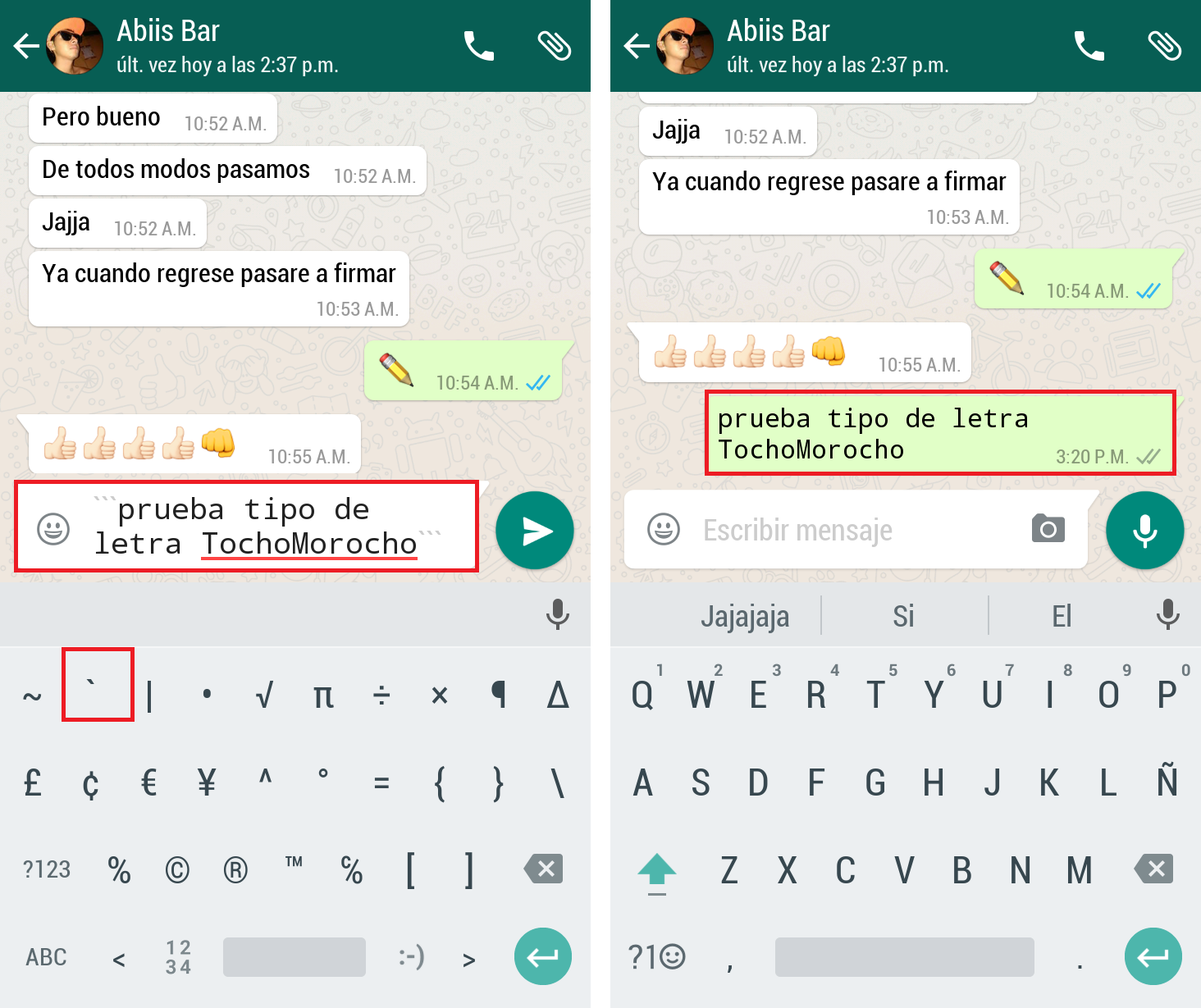 Así puedes cambiar la letra de los mensajes de WhatsApp