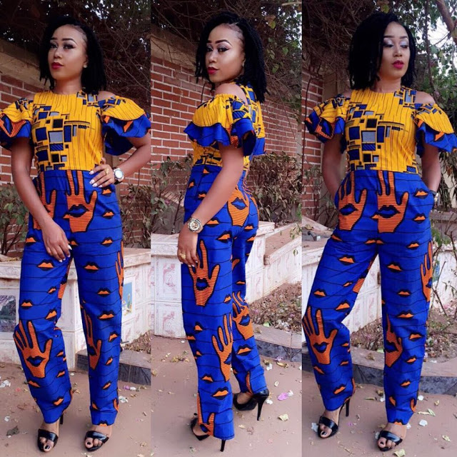ANKARA JUMPSUIT STYLES THAT WILL INSPIRE YOU TO GET ONE ~ Black White ...