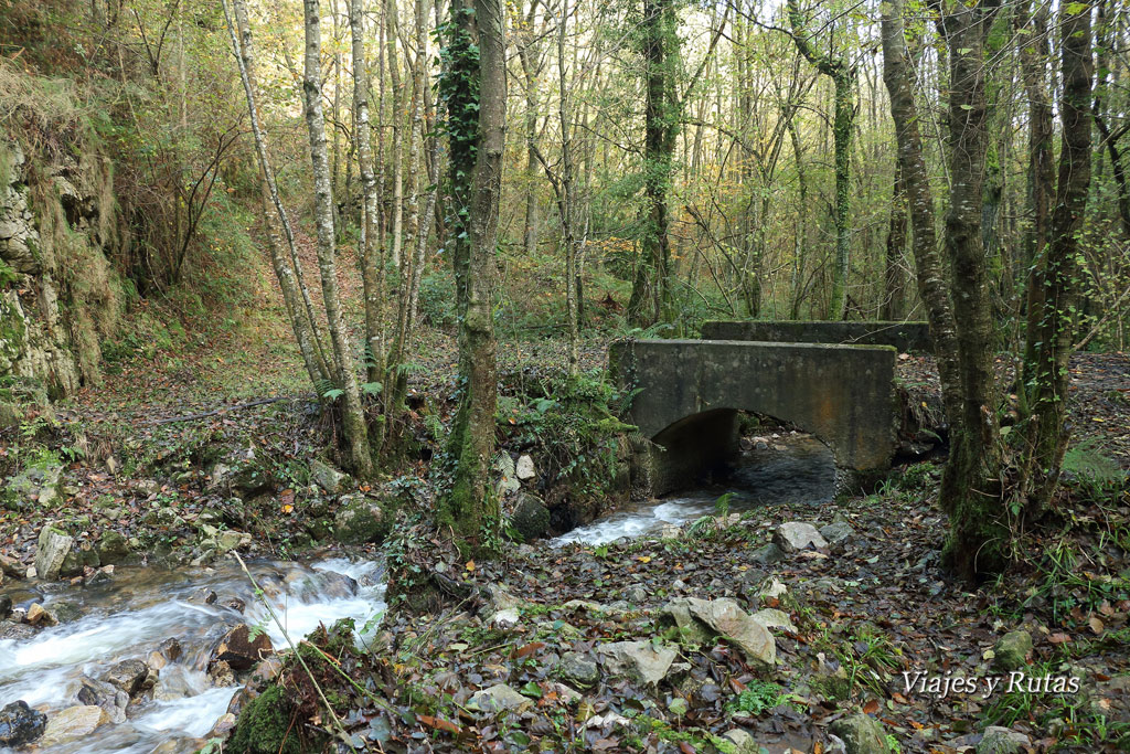 Senda de la cascada del río Nonaya, Salas, Asturias