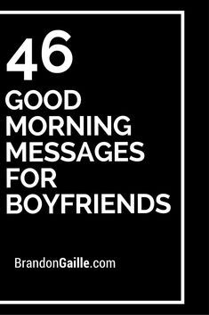 good morning messages for him
