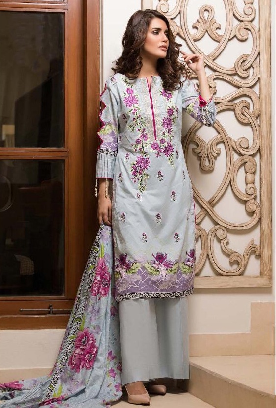 Mina Hasan Mahi Pakistani Cotton Dress Material