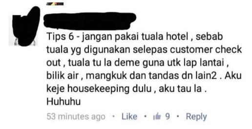 Bekas Pekerja Hotel Dedah 7 Perbuatan Jijik Yang Dilakukan Pekerja Hotel Bekas Pekerja Hotel Dedah 7 Perbuatan Jijik Yang Dilakukan Pekerja Hotel
