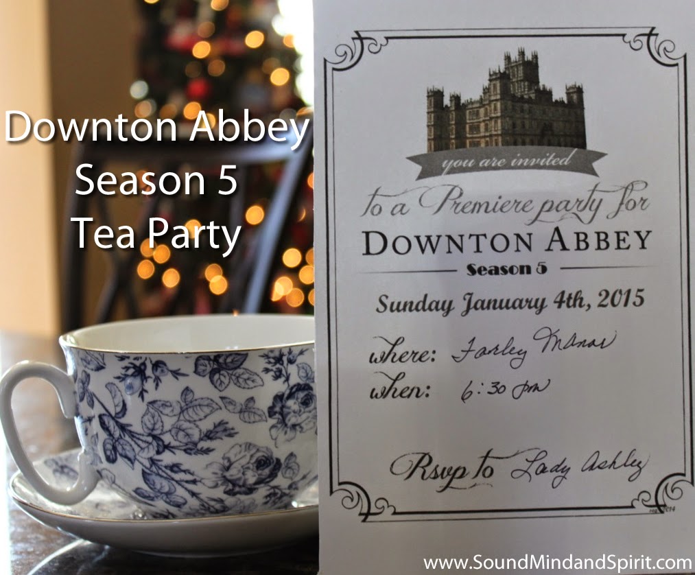 Downton Abbey Tea Party for the Season 5 Premiere